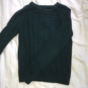 Hunter green sweater
